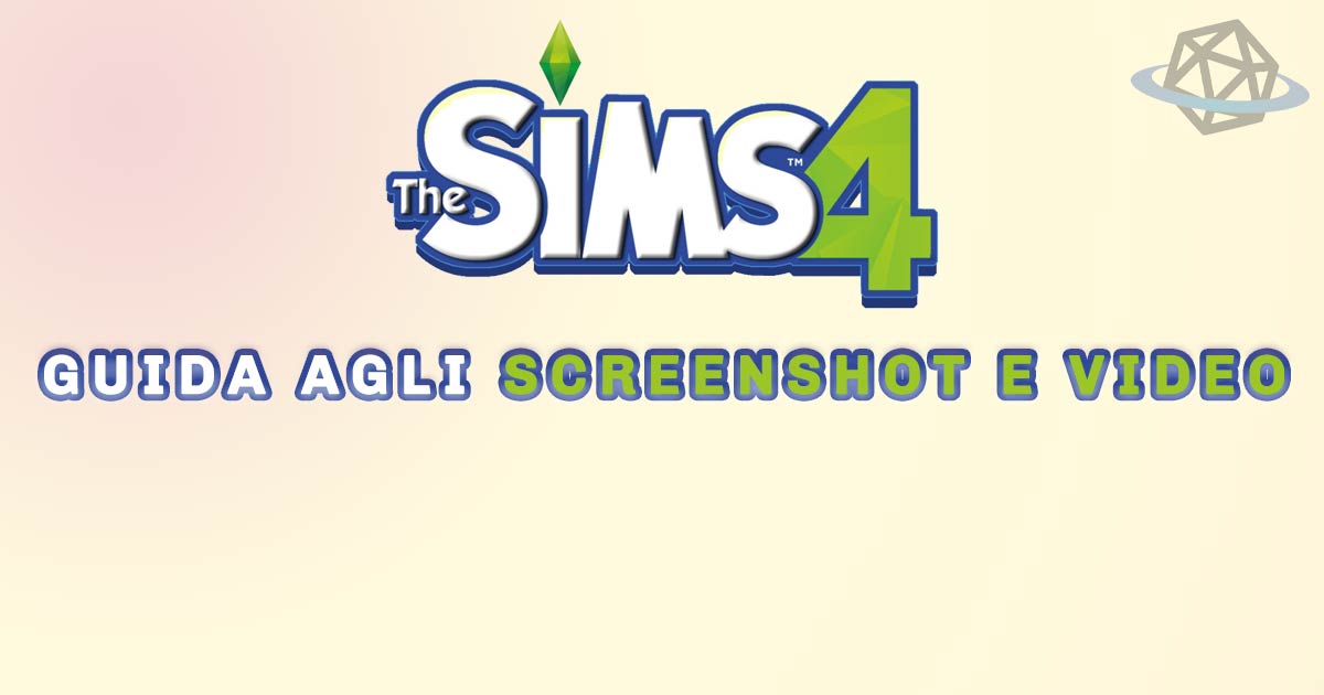 guida screenshot e video the sims 4