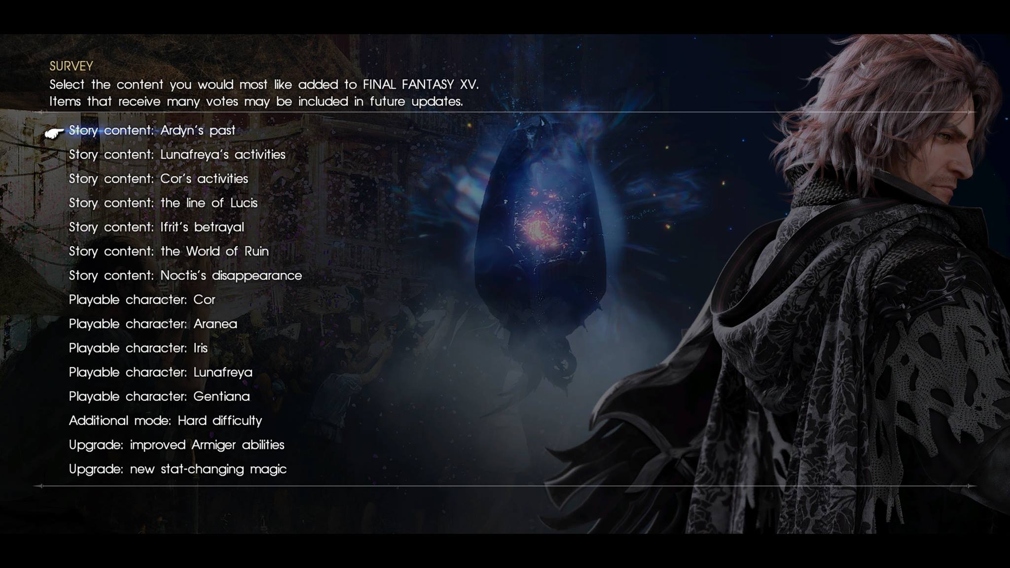 Final Fantasy XV update 1.10