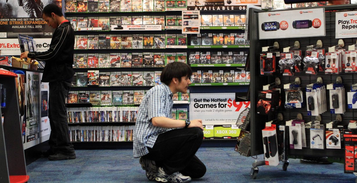 negozio di videogames