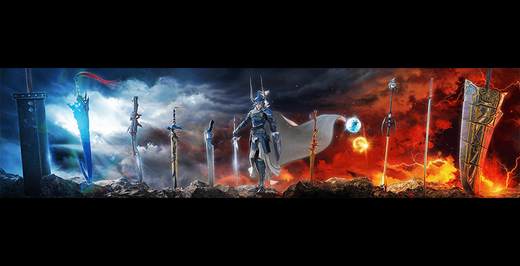 L'immagine promozionale di amazon su Final Fantasy DIssidia NT