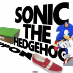 sonic sneakers anniversario sega