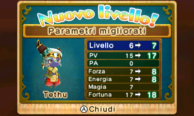 Ever Oasis Level Up