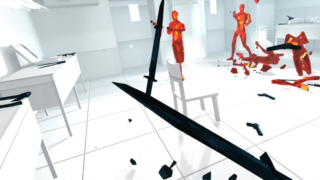 Superhot VR armi