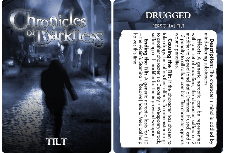 Chronicles of Darkness Carta Tilt
