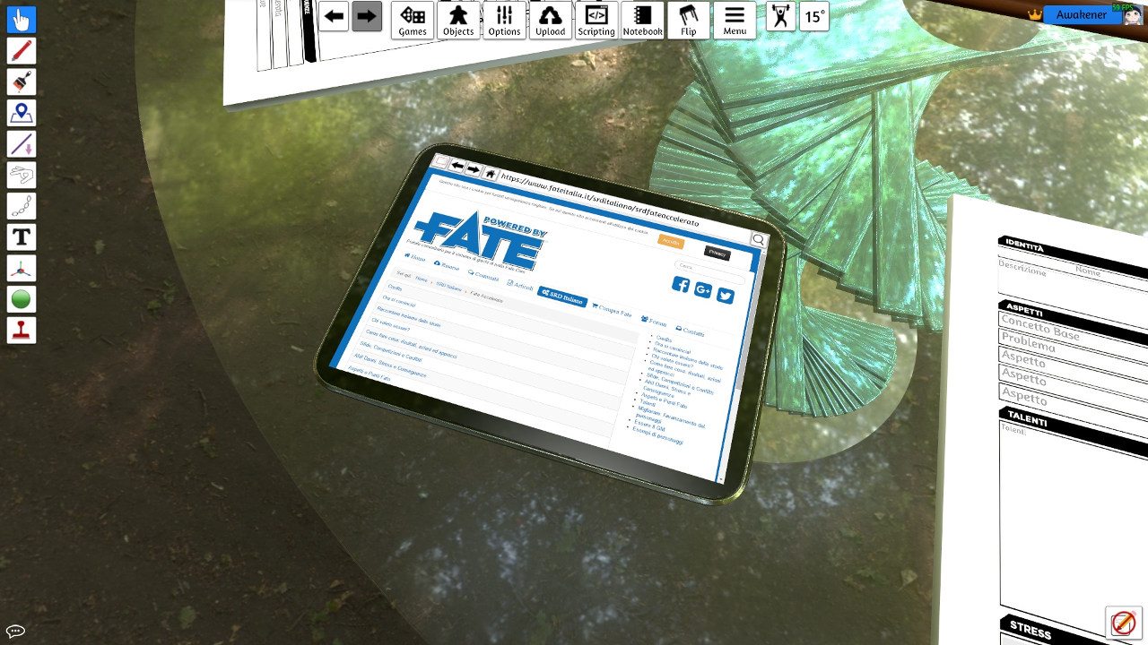 Tablet Tabletop Simulator