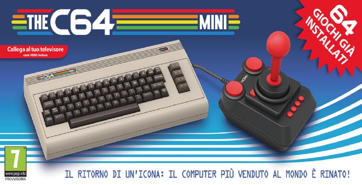 mini c64 versione commodore 64