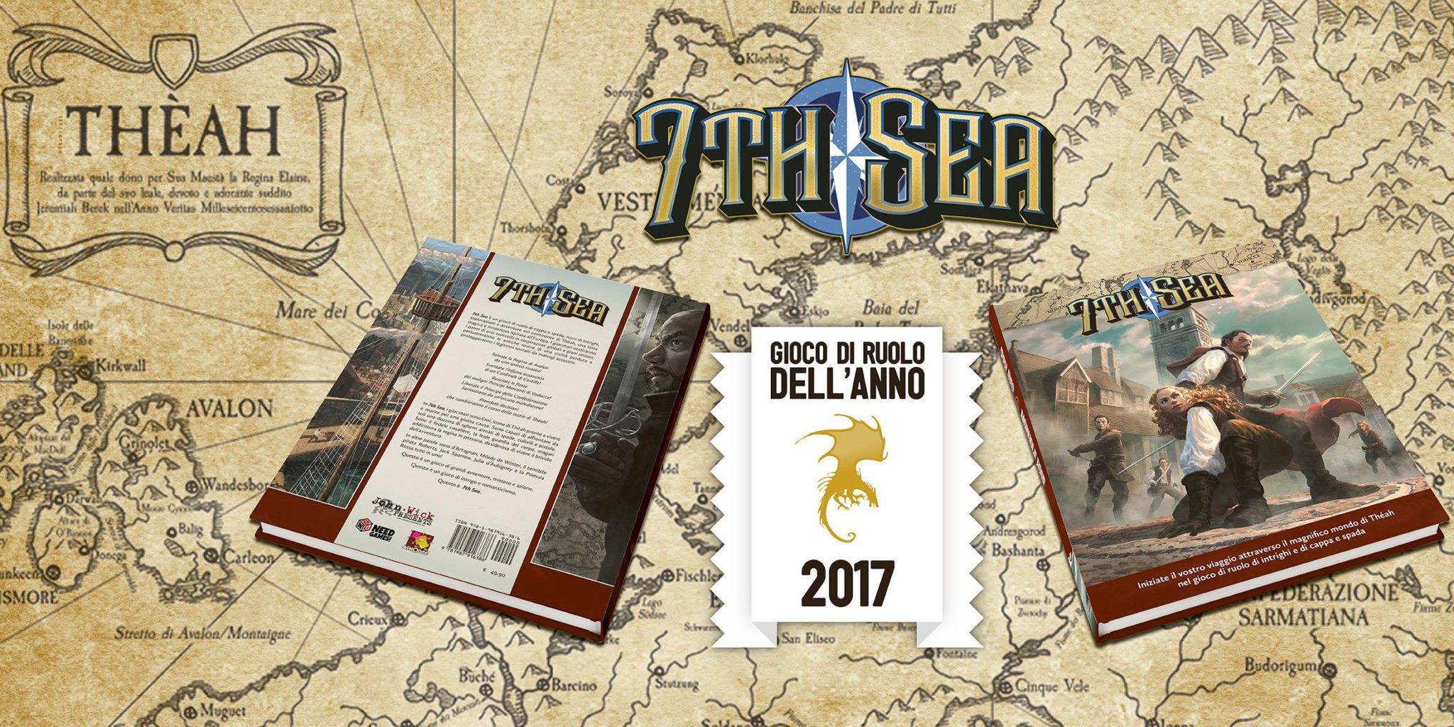 7th sea - Miglior gioco di ruolo 2017