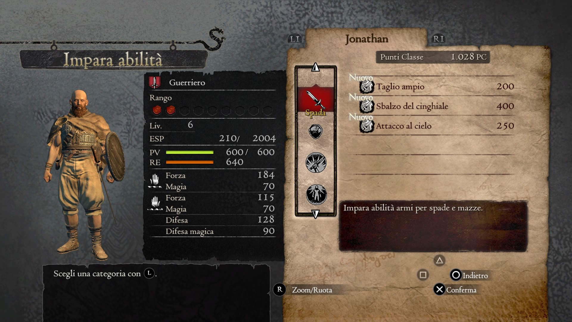 Dragon's Dogma creazione personaggio