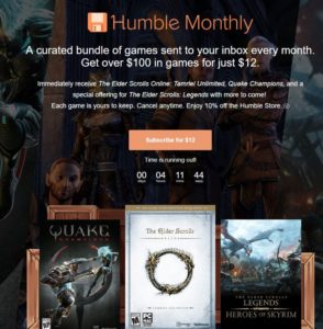 Humble Monthly Bundle Steam
