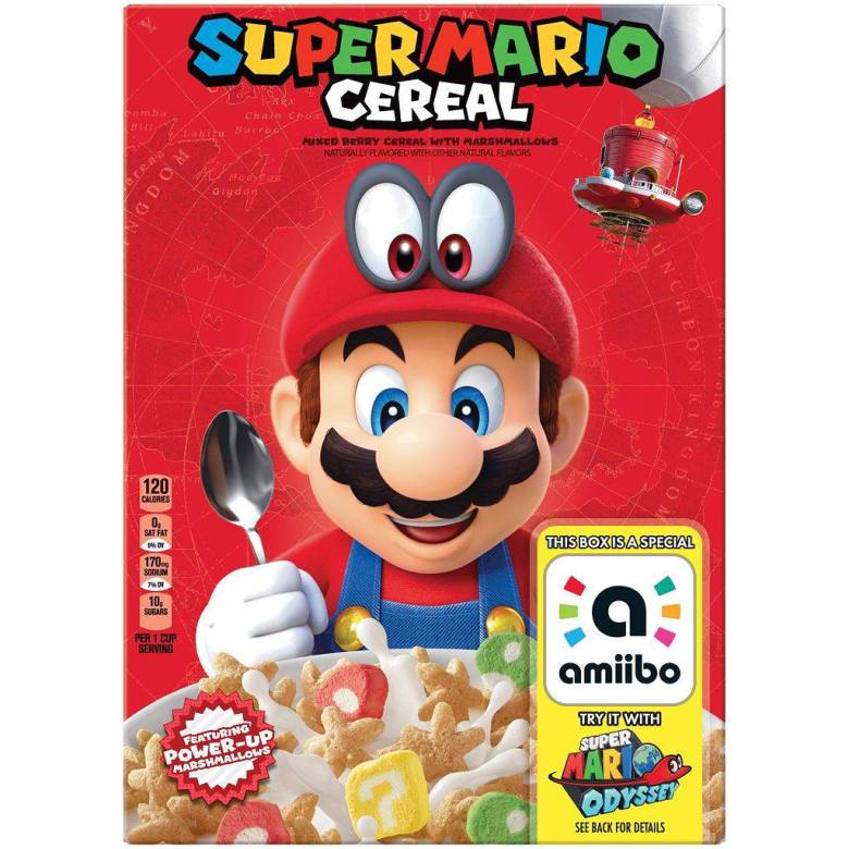 Super Mario Odyssey Cereal