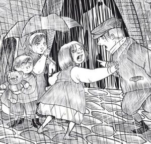 Persi nella Pioggia illustrazione