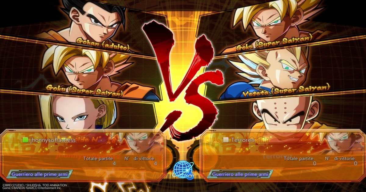 dragon ball fighterz combattimenti