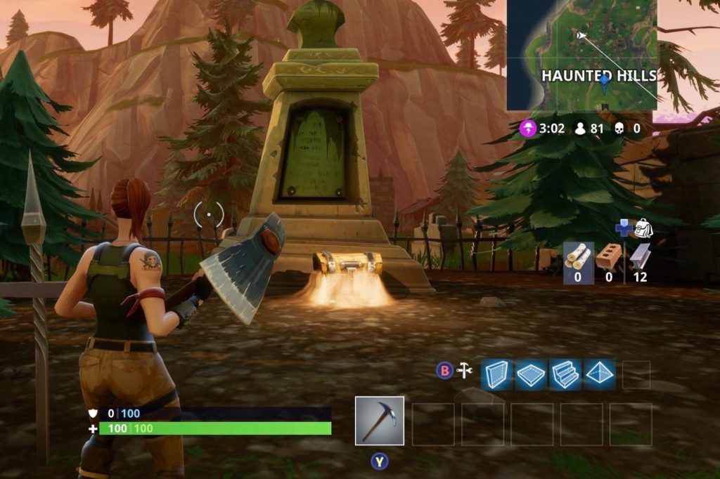 fortnite haunted hills battle royale