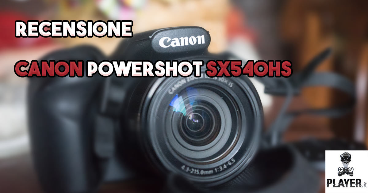 recensione canon powershot SX540HS