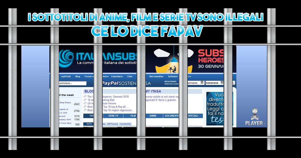 italiansubs sottotitoli serie tv anime film