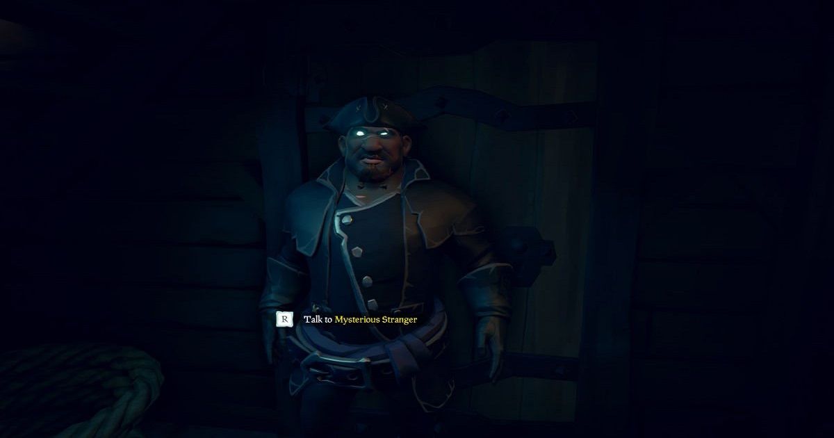 sea of thieves misterioso straniero