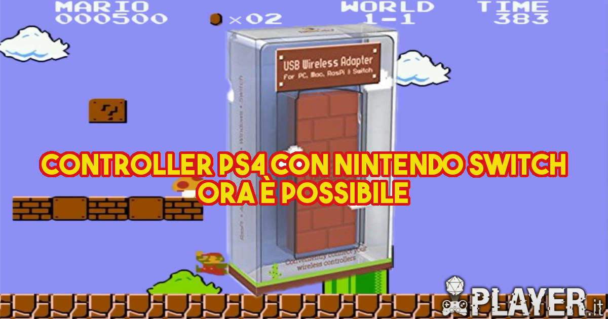 Controller PS4 con Nintendo Switch, ora è possibile grazie ad un adattatore