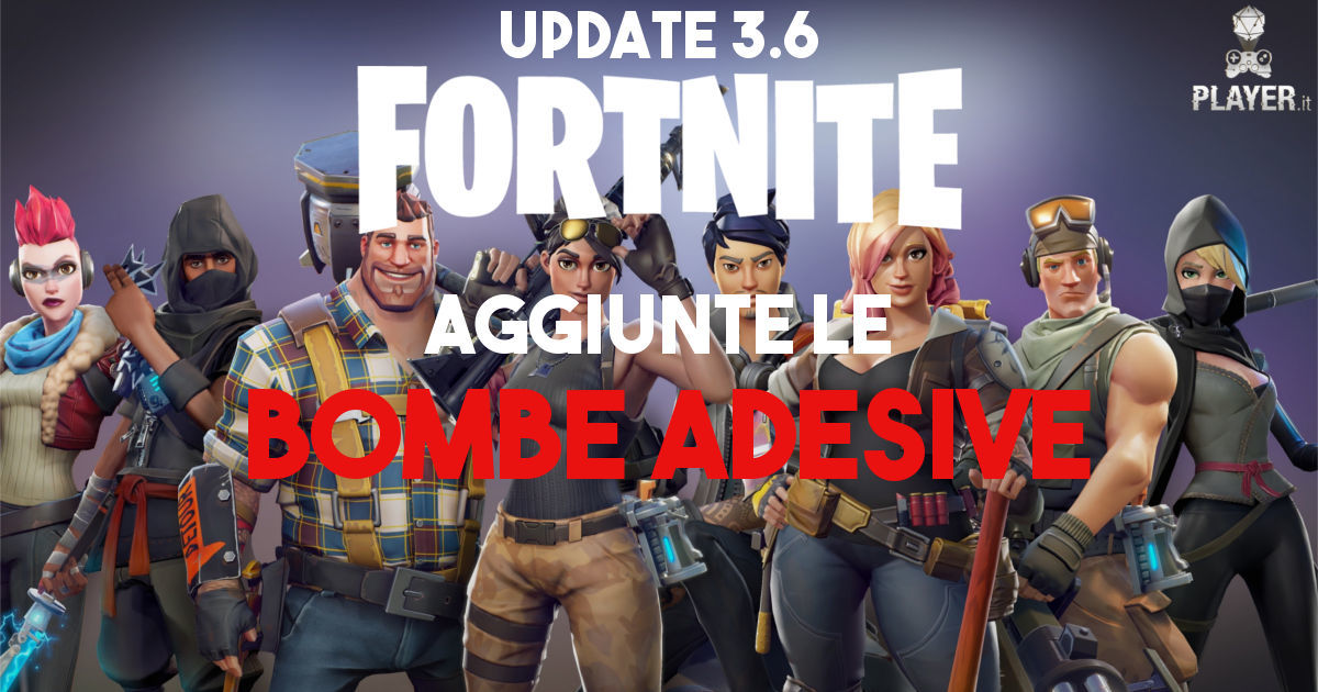 Fortnite, aggiunte le bombe adesive