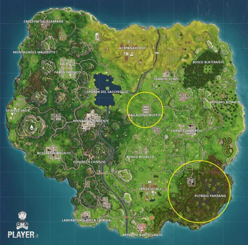 Fortnite Stagione 4 mappa cambiamenti