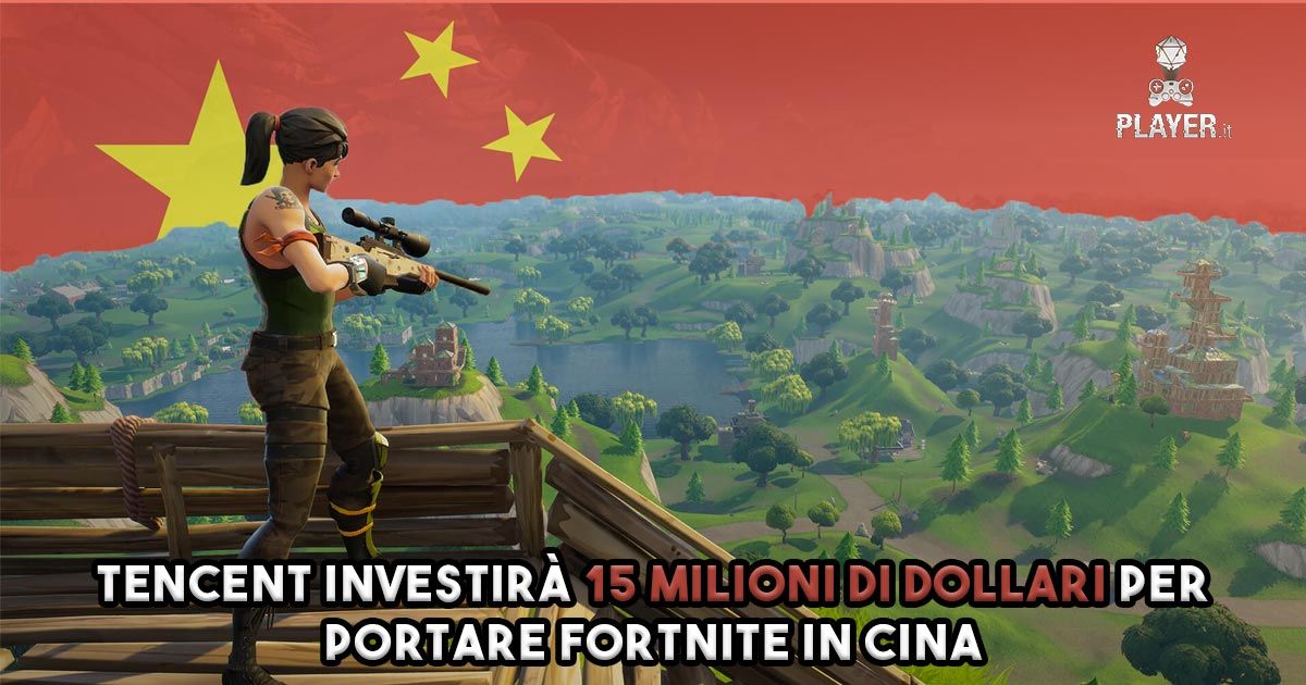 Fortnite arriva in cina tencent
