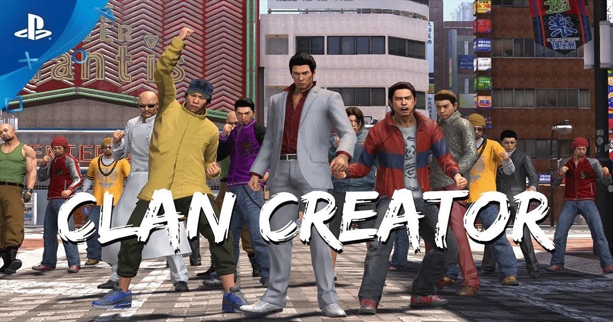 yakuza 6 lista codici clan creator