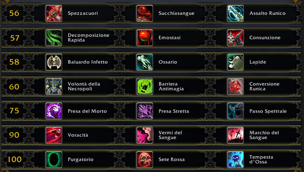 Cavaliere della morte sangue