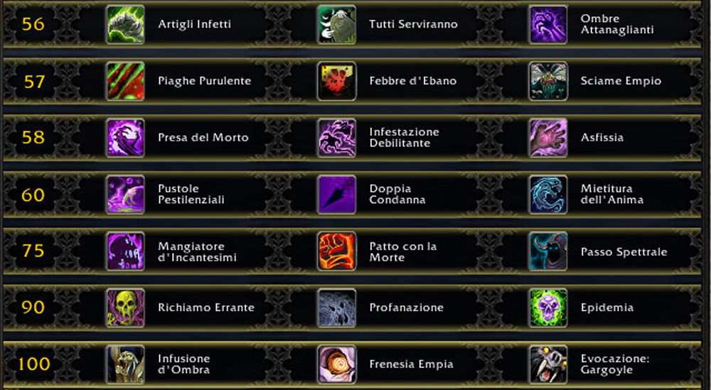 talenti cavaliere della morte