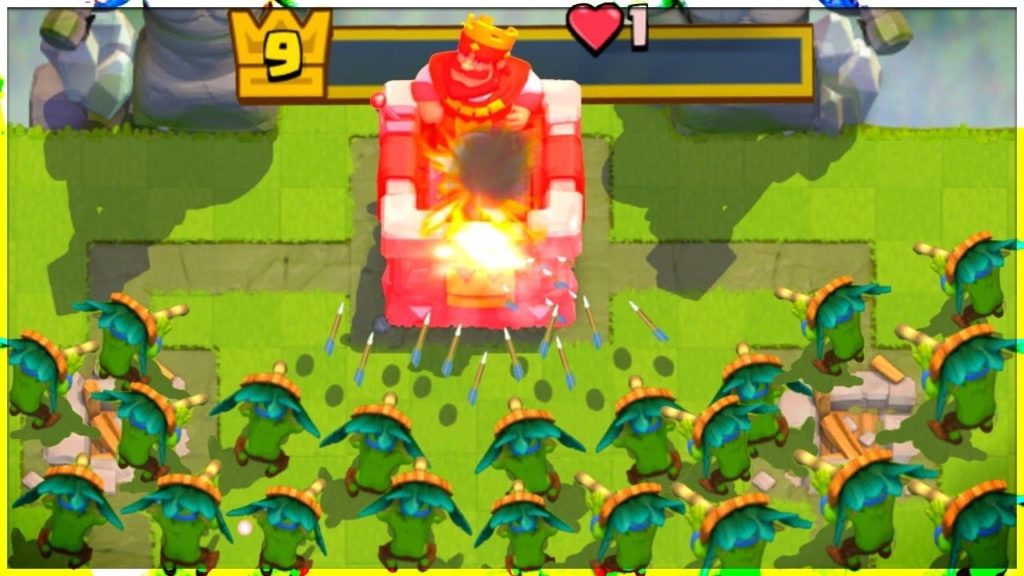 straegia sciame di goblin clash royale