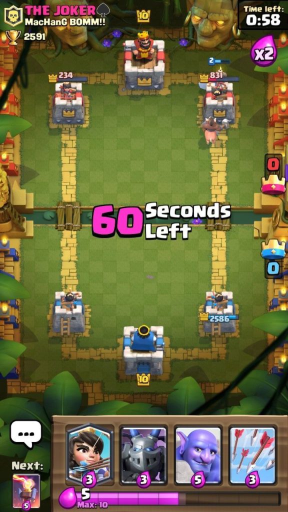 clash royale elisir doppi