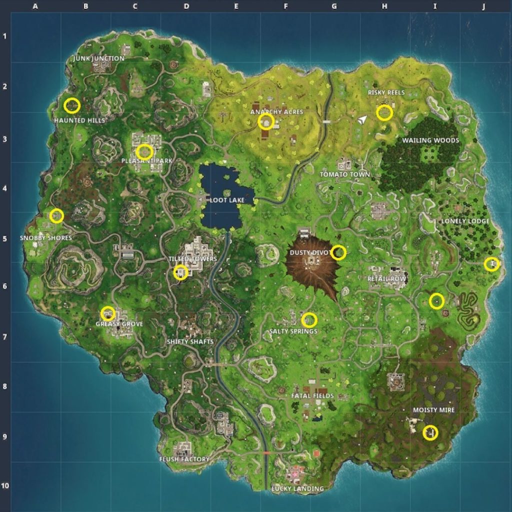 lettere fortnite sfida stagione 4