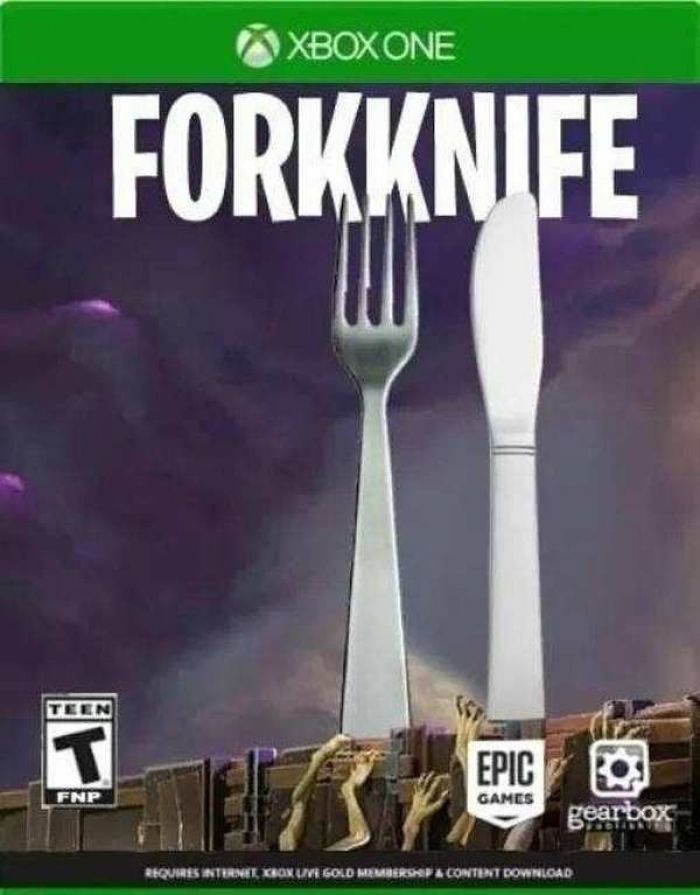 Forknife Fork Knife Fortnite Meme