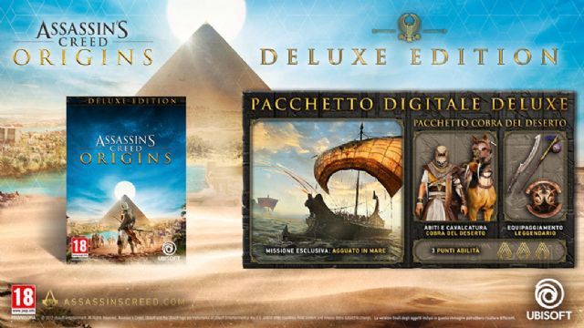 assassin's creed origins deluxe edition