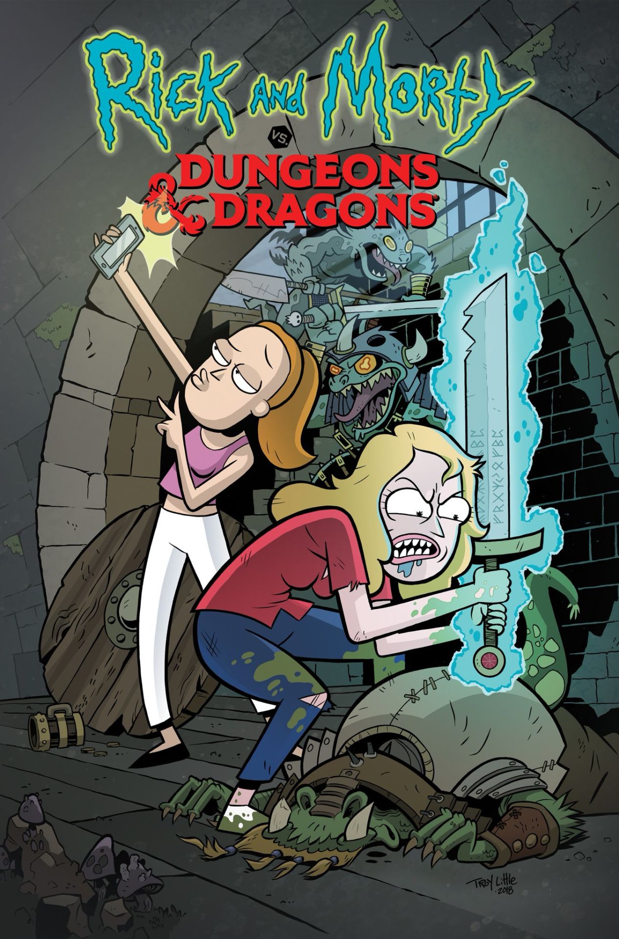 Rick and Morty dungeons and dragons serie a fumetti