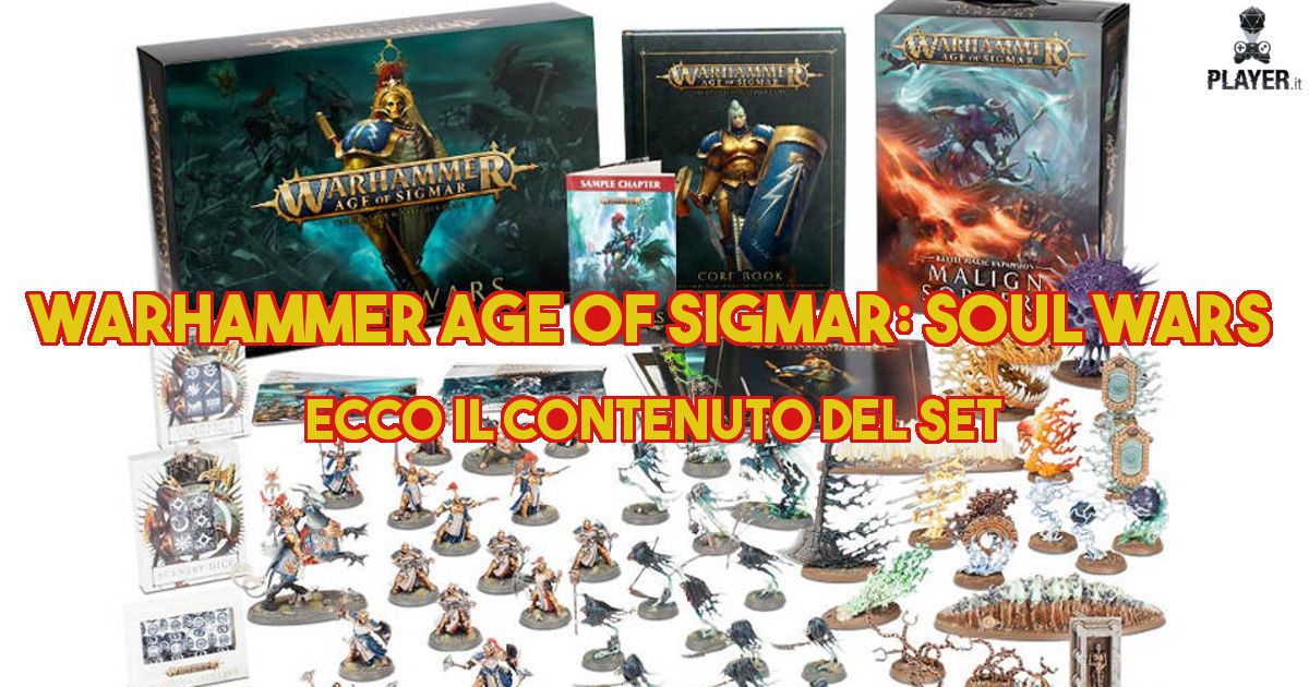 Warhammer Age of Sigmar: Soul Wars, ecco il contenuto del set