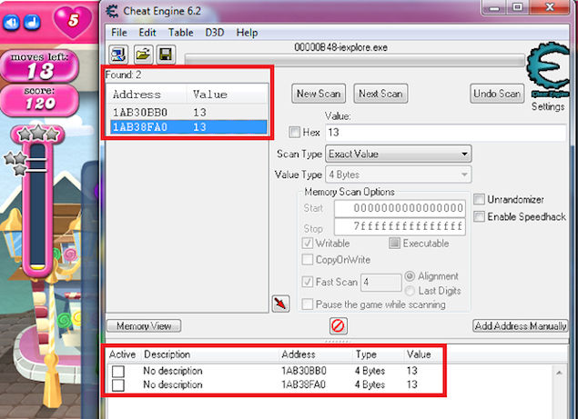 candy crush numeri mosse 