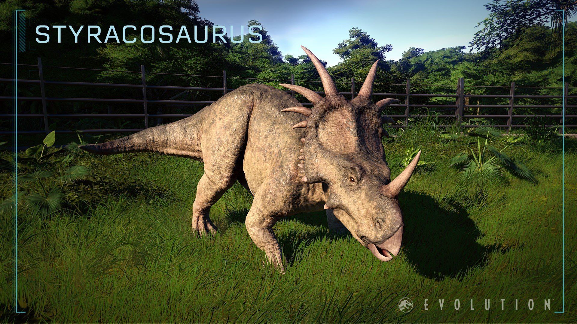 styracosaurus jurassic world evolution