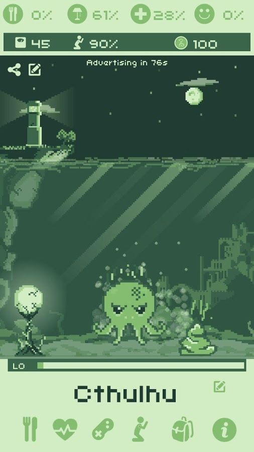 Cthulhu Virtual Pet come ottenere 10 mila punti