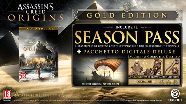 assassin's creed origins gold edition