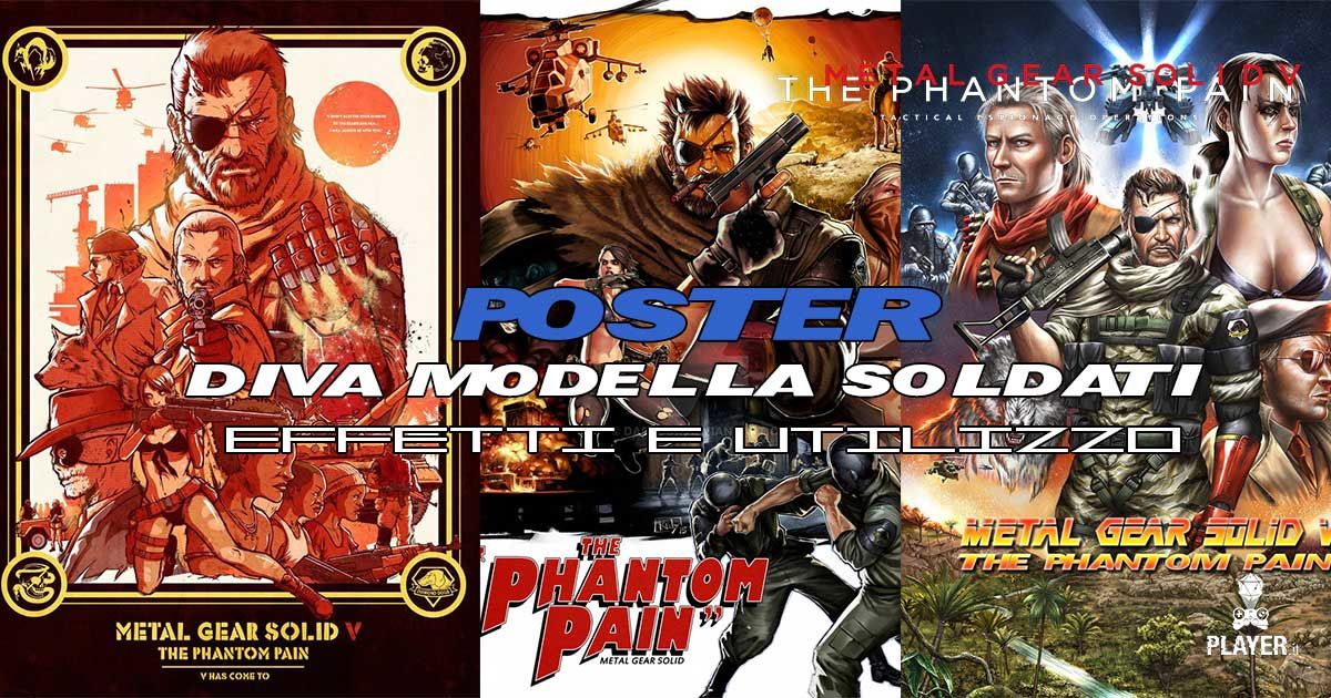 metal gear solid 5 phantom pain guida poster