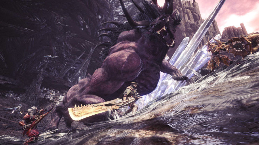 Guida - caccia - Behemoth - armatura - guida behemoth - caccia - MHW - Monster hunter world - FF - Final Fantasy XIV - collaborazione - collaboration