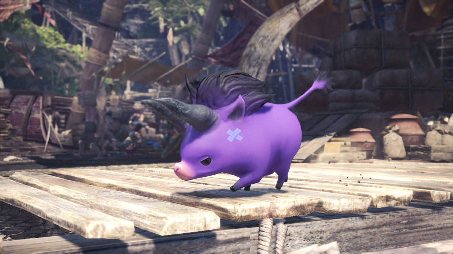 Sete- Felyne - Behemoth - armatura - compagno - guida - caccia - moogle - kupo - poogie - pijama - cute - MHW - Monster hunter world - FF - Final Fantasy XIV - collaborazione - collaboration