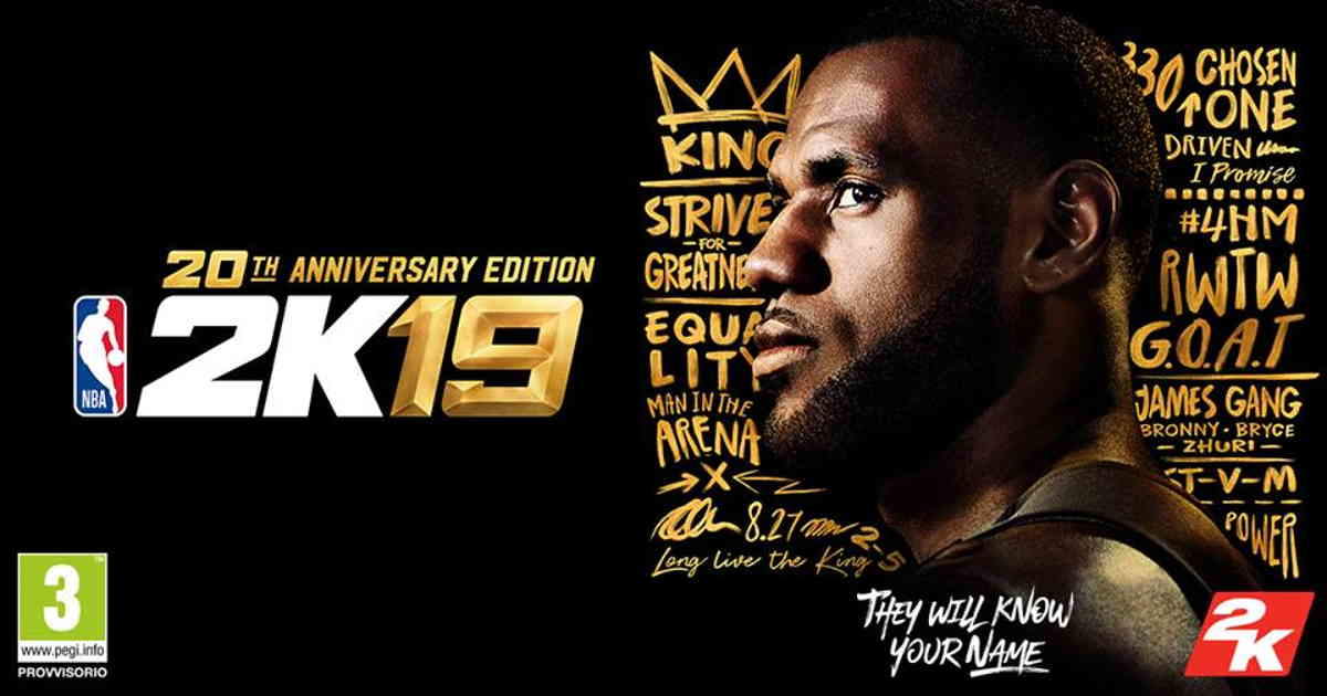 NBA 2K19 copertina