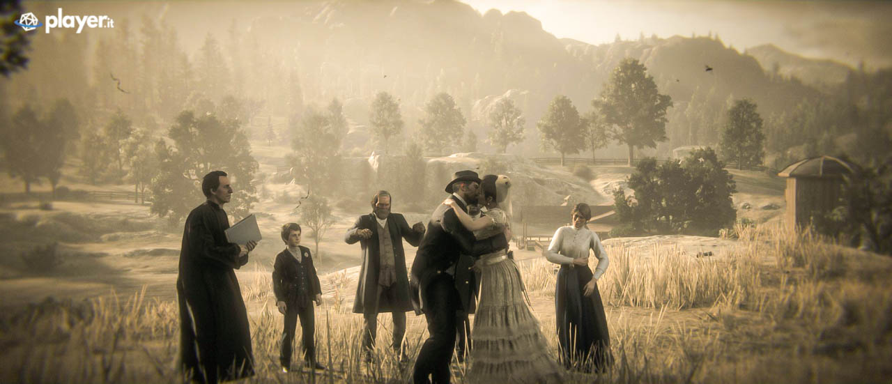 John che sposa Abigail in rdr 2