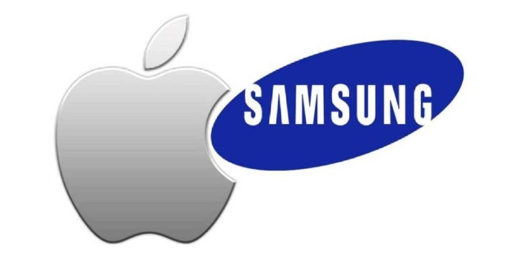 Apple e Samsung loghi