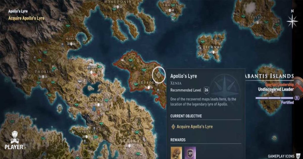 Assassin's Creed Odyssey Guida alle mappe di Xenia