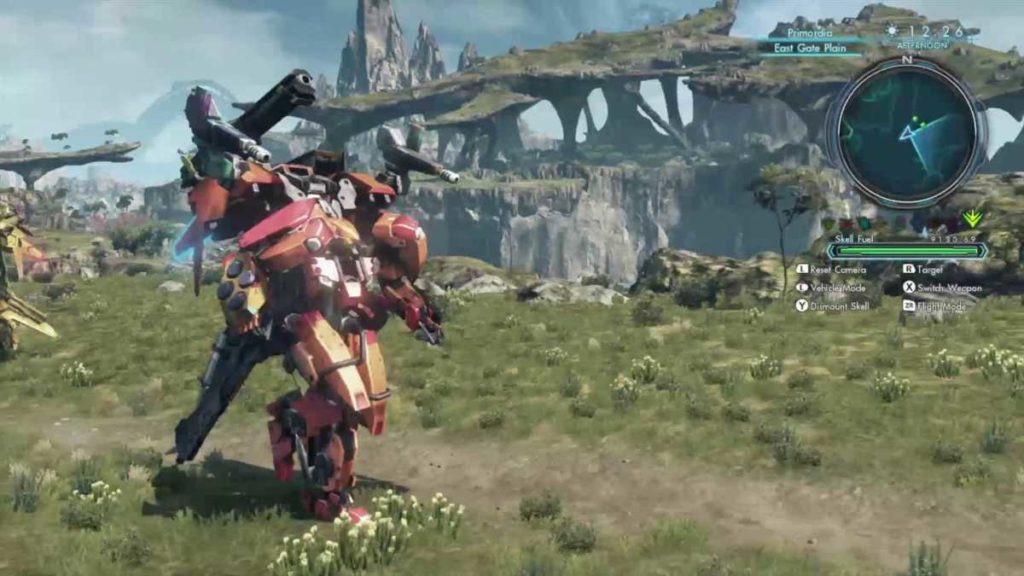 Xenoblade Chronicles X gameplay
