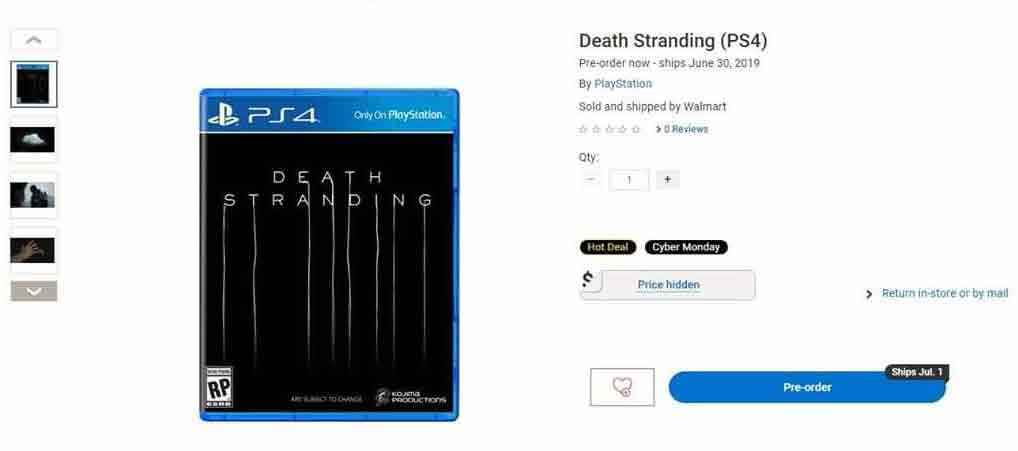 Death Stranding data d'uscita