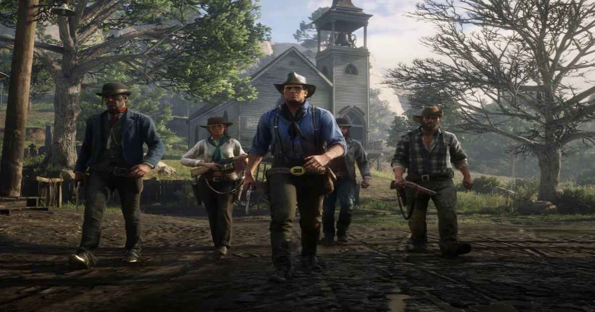 Screenshot dallo story trailer di Red Dead Redemption 2