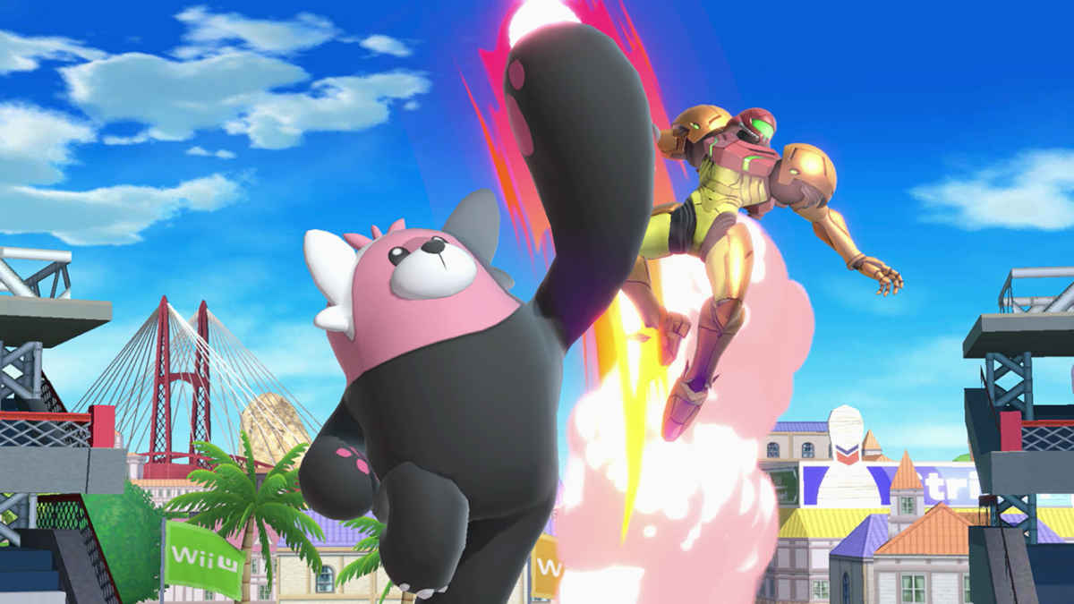 Il nuovo Pokemon Bewear prende a pugni Samus Aran su Super Smash Bros Ultimate