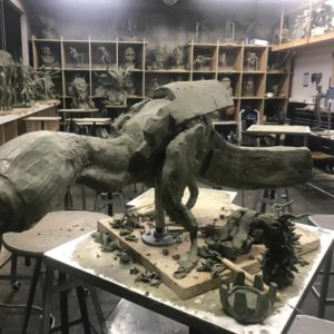 statue in argilla di horizon zero dawn